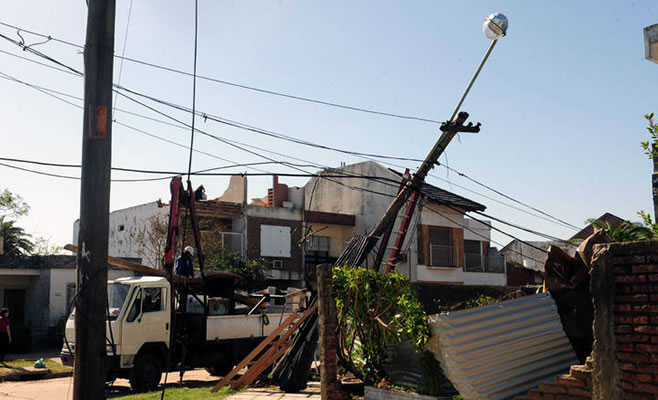 Edenor informó que hoy termina la reparación de líneas dañadas por el temporal