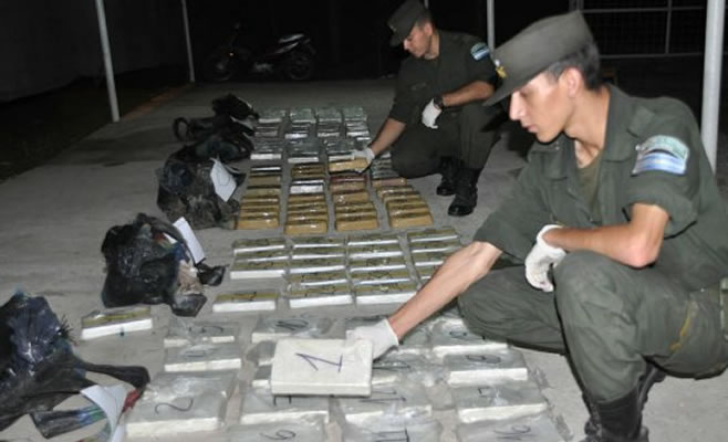 Secuestraron 1.500 kilos de marihuana en Escobar