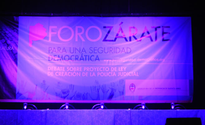 Foro Zárate - Para una Seguridad Democrática