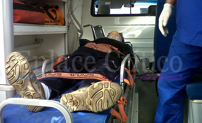Otro motociclista accidentado en Av. Gallesio e Ituzaingó