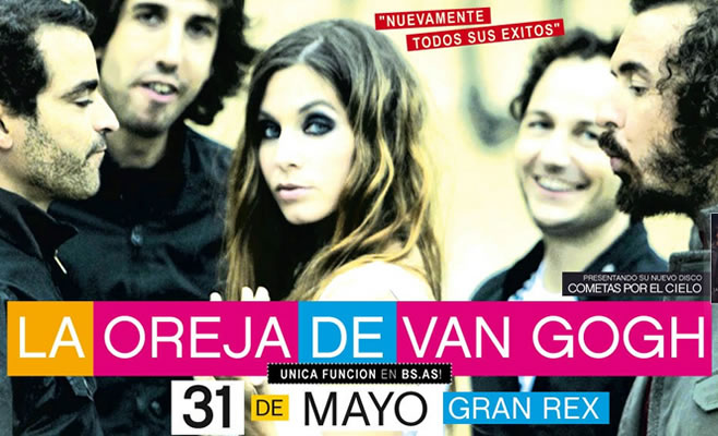 La Oreja de Van Gogh desembarcó en Buenos Aires con "Cometas por el cielo"