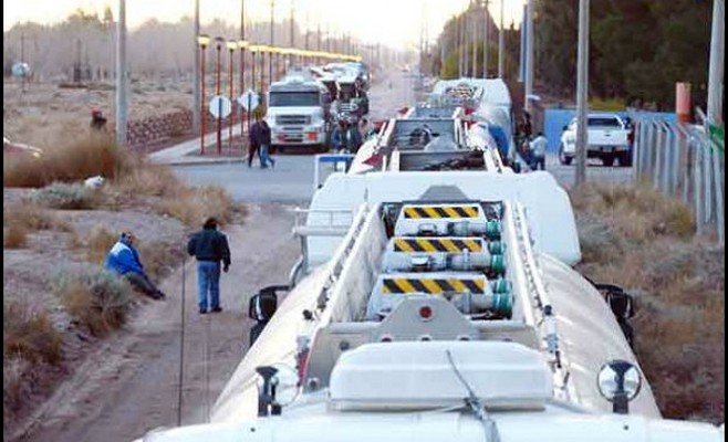 El paro de camioneros empieza a sentirse en la zona