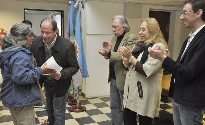 Giroldi encabezó una nueva entrega de Pensiones y Subsidios