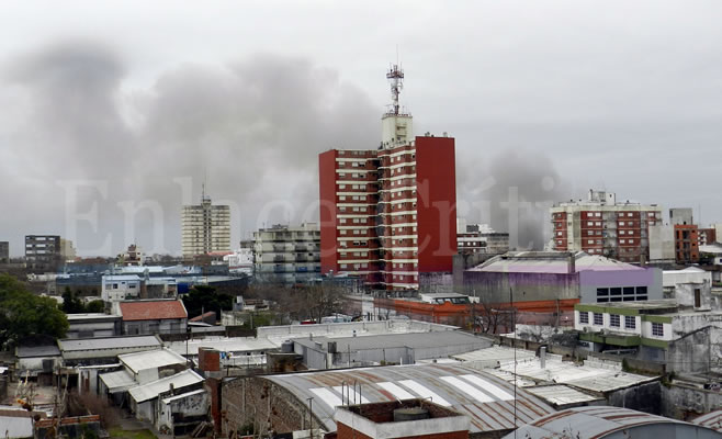 Nuevo incendio en la zona de Terminal Zárate