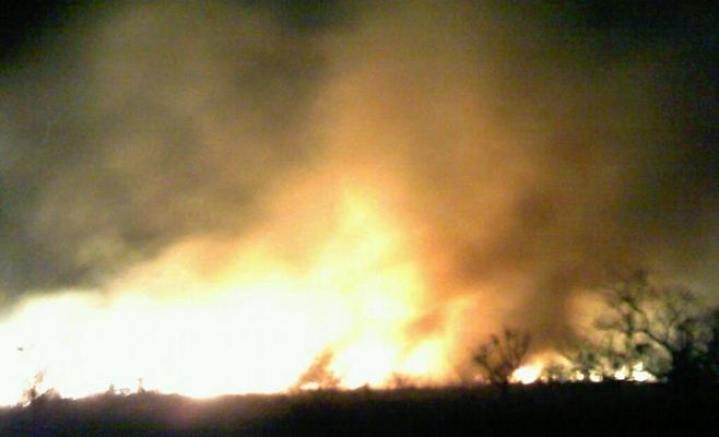 El fuego en el sector de islas está generalizado en dos focos de grandes proporciones