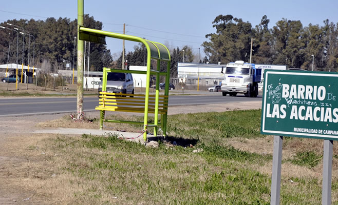 Nuevos refugios en barrios Las Acacias y zona de Río Luján