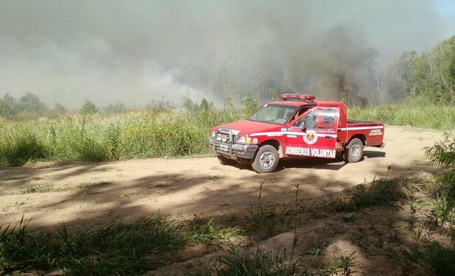 Incendios intencionales en campos de Zárate y zona de islas durante el fin de semana