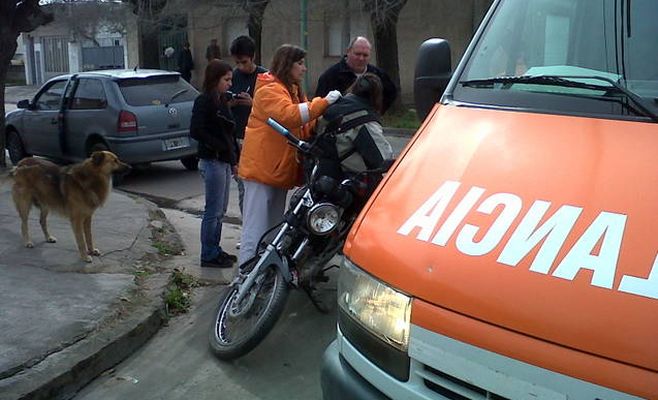 Empezamos la semana... accidente en U.Fernández e H.Yrigoyen