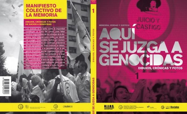 H.I.J.O.S presenta un libro de creación colectiva sobre los juicios de lesa humanidad