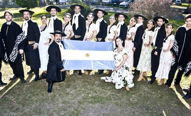 El ballet Martín Fierro en el cierre de la "Plaza de Todos"