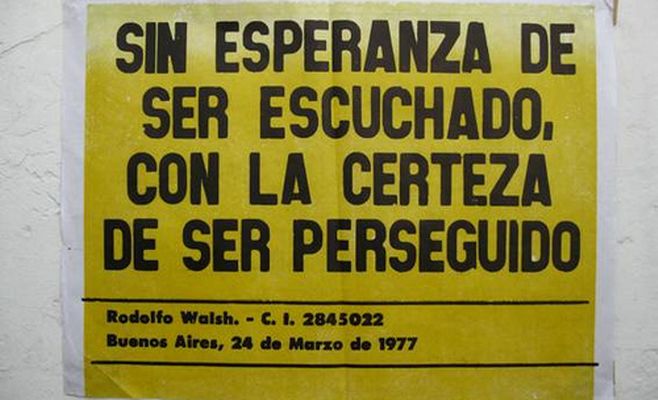 Resignificación de la “Carta abierta a la Junta Militar”