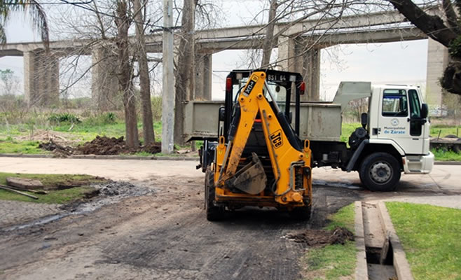 Inicio de obras en calle Luis Agote