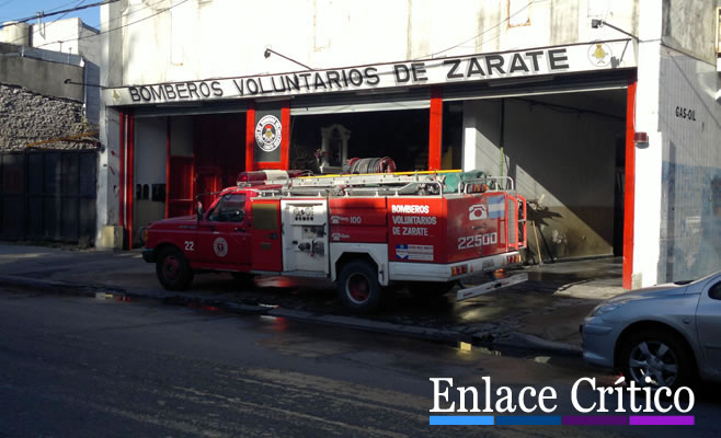 Bomberos Voluntarios de Zárate vuelven a La Plata