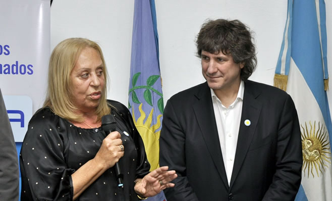 Amado Boudou y Stella Giroldi encabezaron una Jornada de Capacitación sobre la “Tarjeta Argenta”