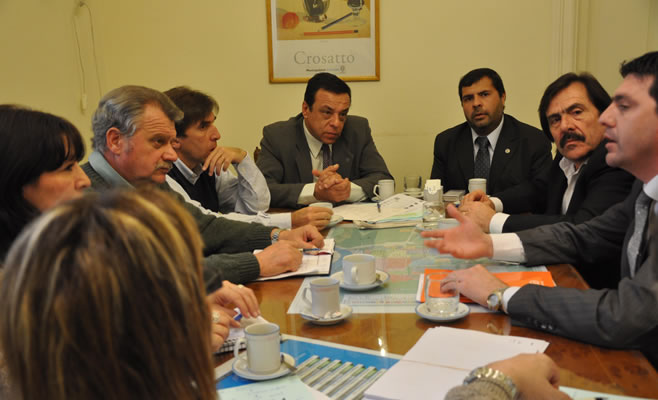 Cáffaro recibió autoridades del Ministerio de Salud bonaerense