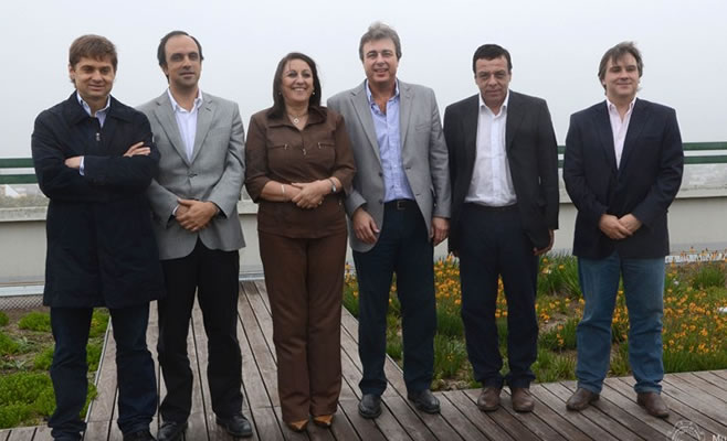 Cáffaro analizó problemas de suelo y de acceso a la vivienda junto a seis jefes comunales