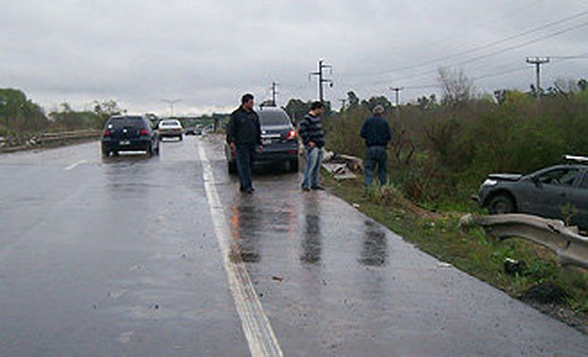 Seguidilla de accidentes sobre ruta 6 entre Campana y Zárate