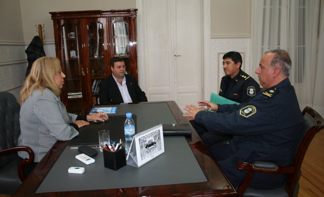 Giroldi reunió a autoridades policiales para articular acciones en materia de seguridad