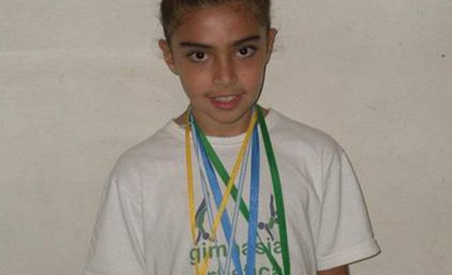 Candela Saracho al Nacional Federativo de Gimnasia Artística Deportiva
