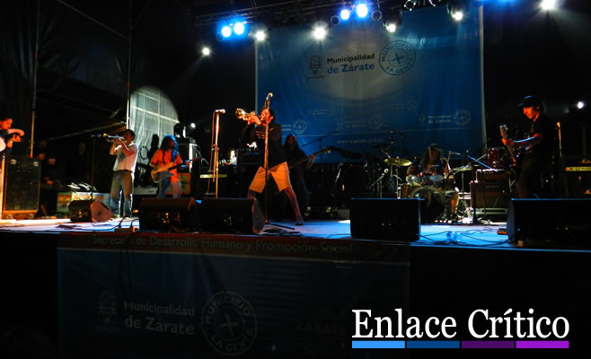Las bandas locales en el Zárate Rock 2012