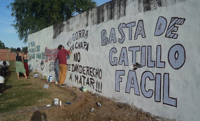 Mural contra la Violencia Institucional