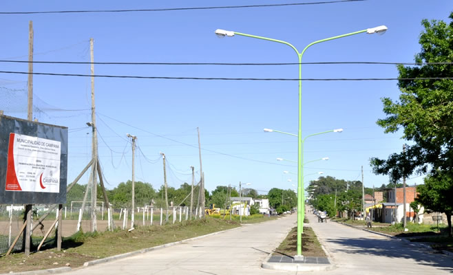 Giroldi anunció la inauguración de la calle Ricardo Rojas