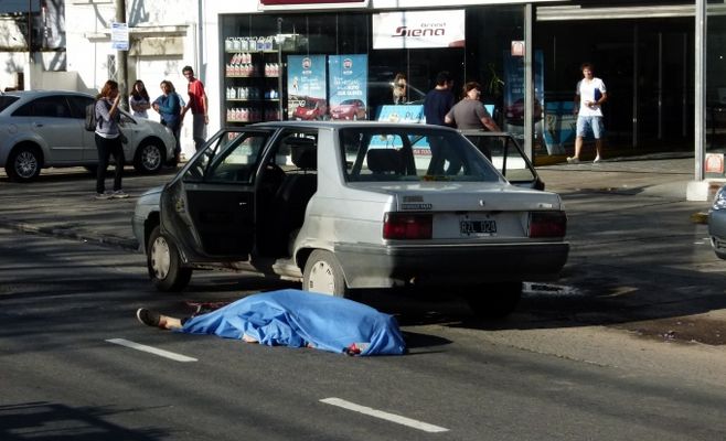 Muerto en la vía pública