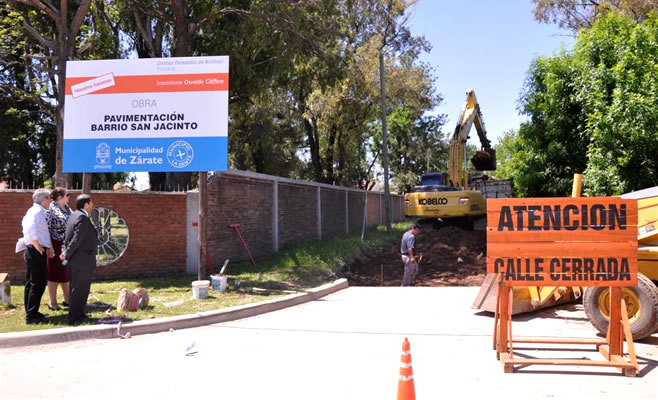 Comenzó la obra de pavimentación de 28 cuadras del Barrio San Jacinto