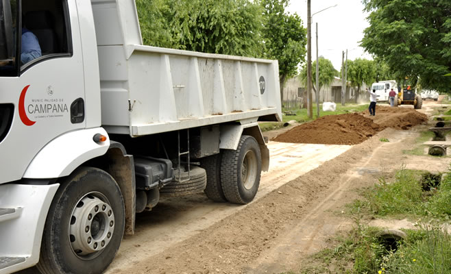 Se realizaron obras de mantenimiento en calles del barrio Don Manuel