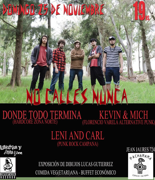 Fin de semana de punk rock en Pachamama Espacio Cultural
