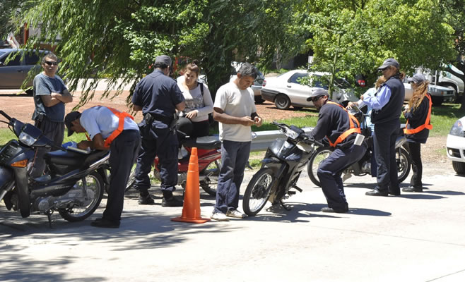 Intensifican los operativos de control de tránsito