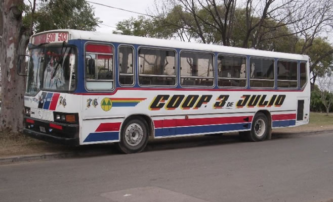Nuevos recorridos de colectivos de la Cooperativa 3 de Julio