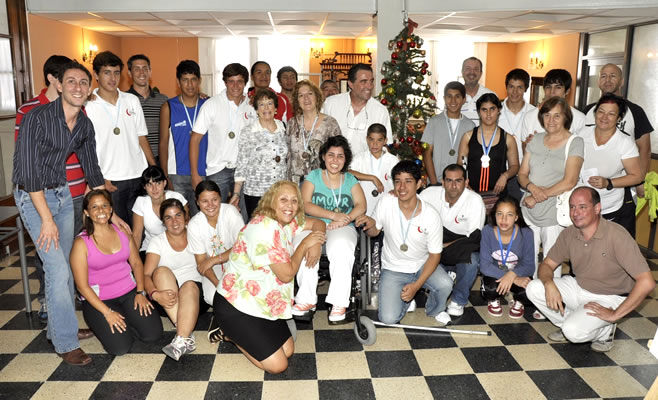 La Intendente Giroldi recibió a los vecinos participantes y ganadores en la Final de Los Juegos BA