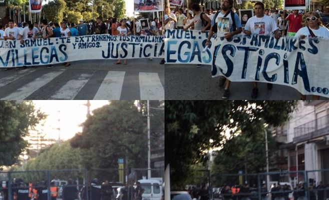 A 7 meses de la muerte de Juan Samuel Villegas sus familiares volvieron a marchar