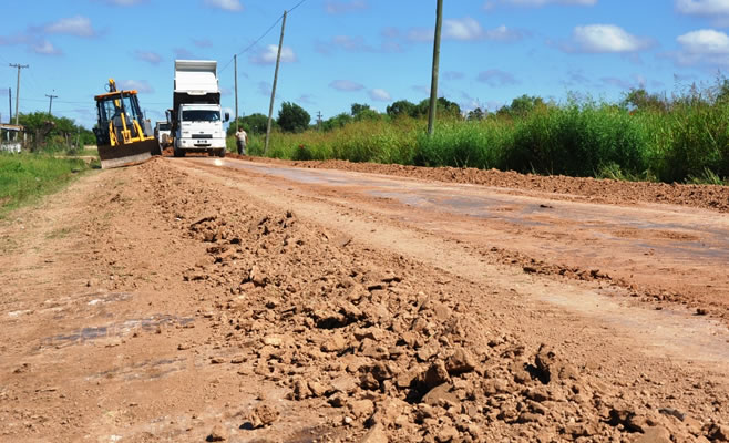 Obras de mantenimiento en barrio San Cayetano