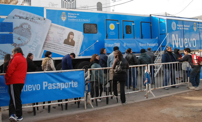 Unidades Moviles DNI Pasaporte