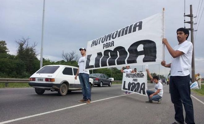 Los limeños vuelven a la ruta reclamando por su autonomía