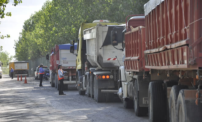 El Municipio realizó un Operativo de Control de Camiones