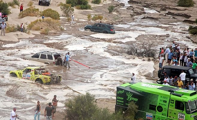 Entre ríos desbordados, lluvia y golpes: ¡Llegaron! Luis y Juan están en Fiambalá