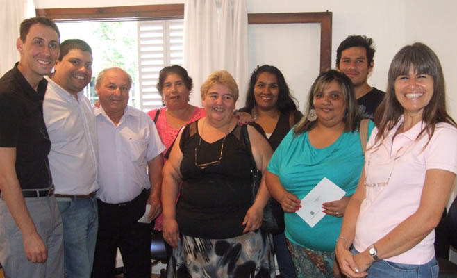 Vecinos recibieron FOMEPROS por un importe de $ 12.000