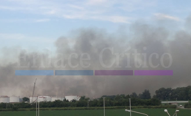 Fue controlado el incendio en el Parque Industrial