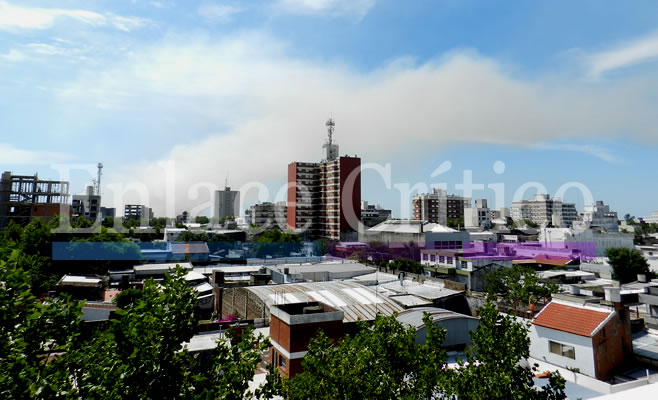 Fuego en el Parque Industrial
