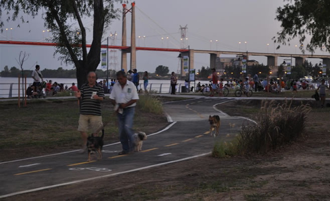Costanera: sólo se podrá circular en vehículos los días de semana