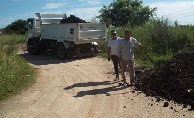 El Municipio articuló la reparación del túnel que une el Camino Vecinal con las Instituciones del Sector del Delta