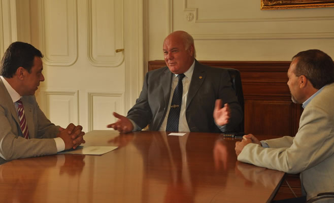Osvaldo Cáffaro se reunió con el rector de la UBA por la llegada del CBC a Zárate