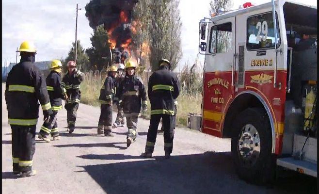 Pavoroso incendio en Villa Angus