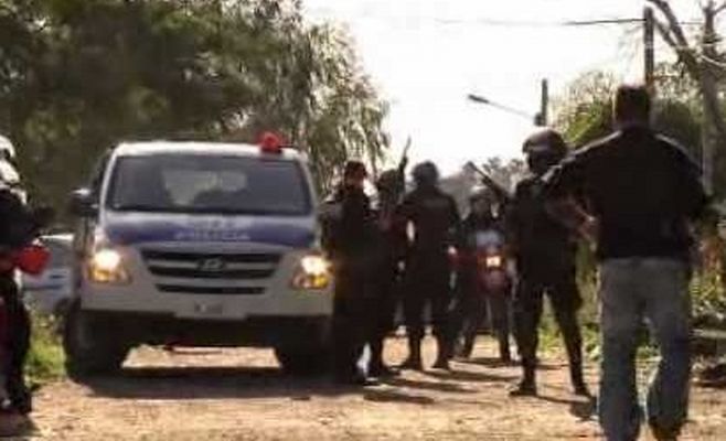 Fueron por un robo. Encontraron marihuana