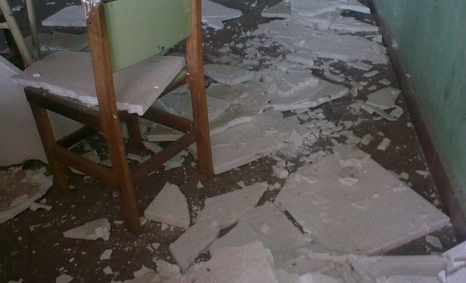 Vandalismo en un Jardín de Infantes
