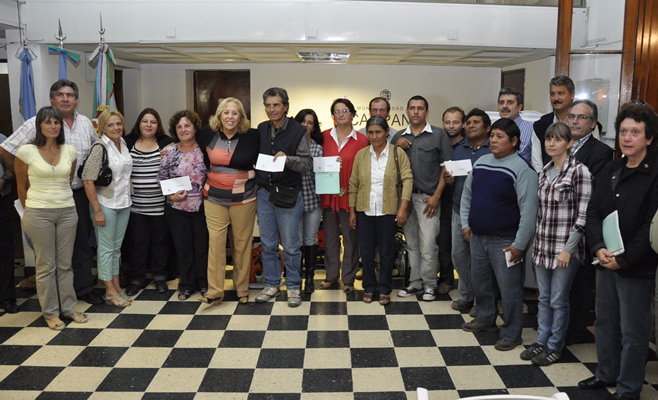 Entrega materiales periurbana