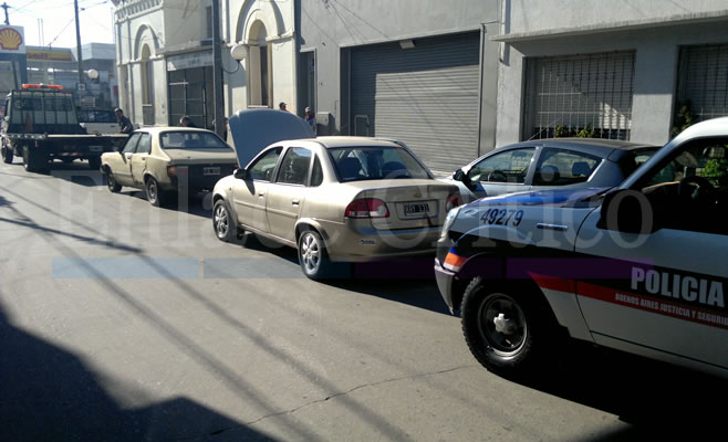 Chocaron dos vehículos. Un herido leve.